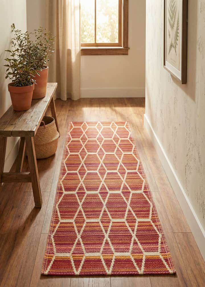 2' x 6' Easy-Clean Vista Breeze Indoor / Outdoor Runner Rug