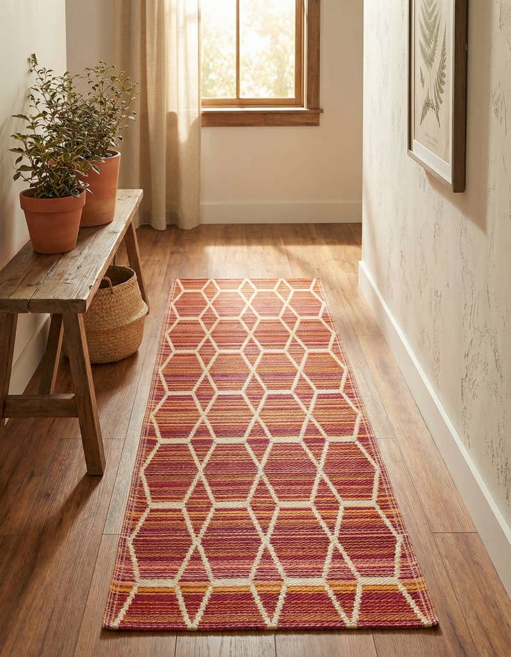 Detail image of  2' x 6'  Washable Vista Breeze Indoor / Outdoor Runner Rug