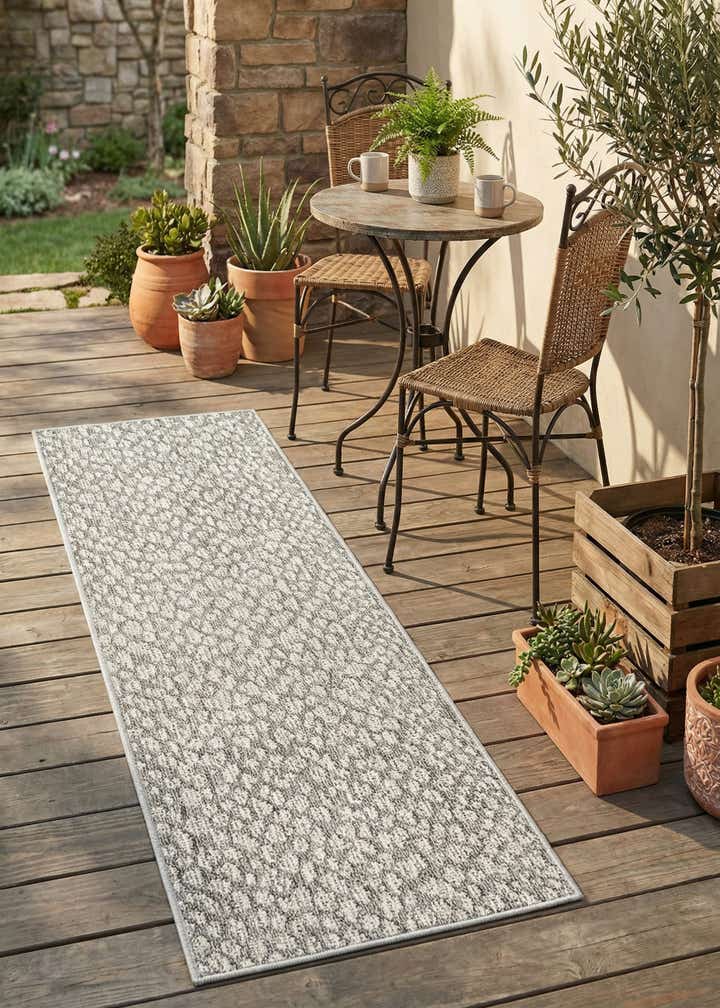 2' x 6' 1 Easy-Clean Safari Indoor / Outdoor Runner Rug