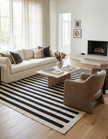 8' 2 x 9' 8 Hand Woven Kilim Modern Wool Rug