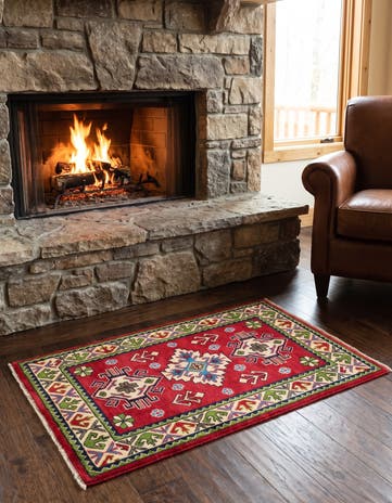 2' 8 x 4' 2 Hand Knotted Kazak Rug