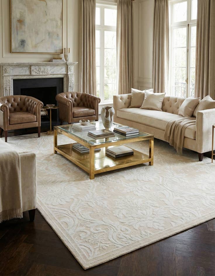 Detail image of 8' 3 x 11' 8  Hand Knotted Darya Wool Rug