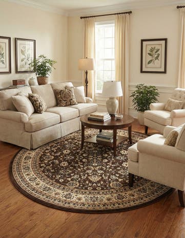 10' x 10' Yasmin Round Rug