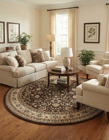 10' x 10' Yasmin Round Rug