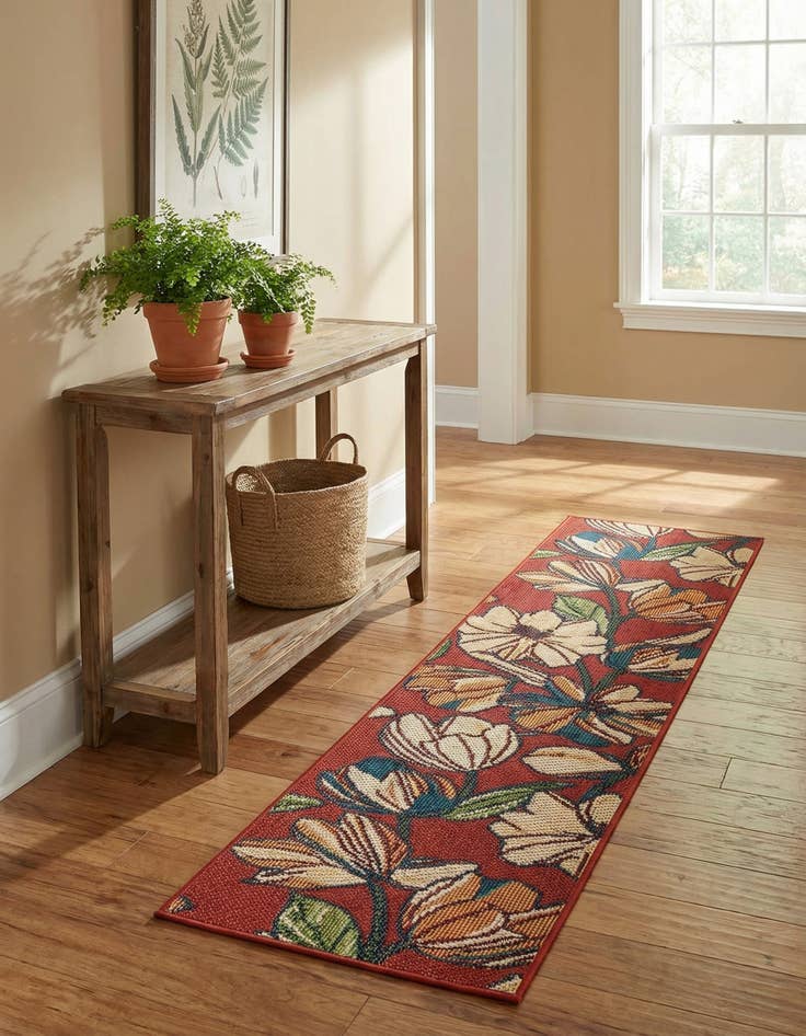 Detail image of 2' x 8'  Washable Baja Indoor / Outdoor Runner Rug