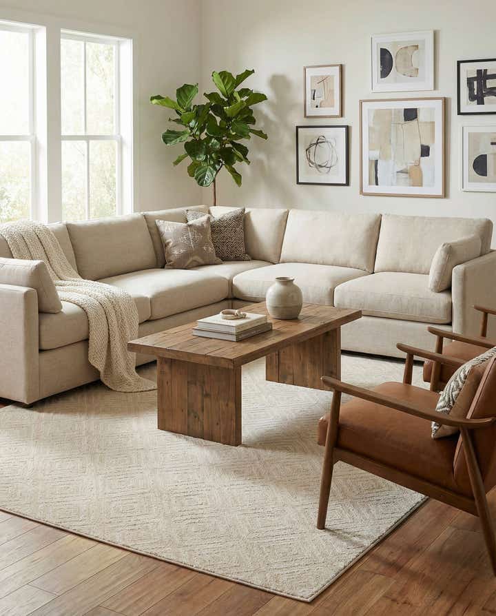 7' 10 x 10' Easy-Clean Sabrina Soto Indoor / Outdoor Rug