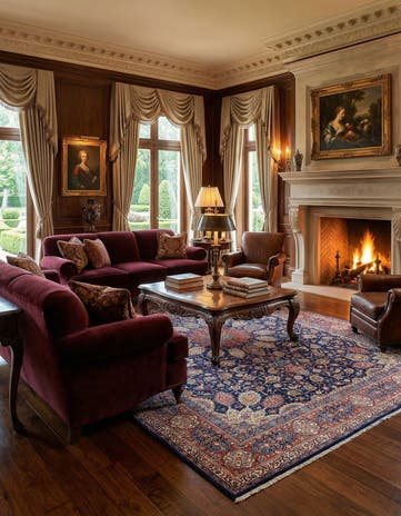 8' 11 x 11' 11 Sarouk Wool Rug
