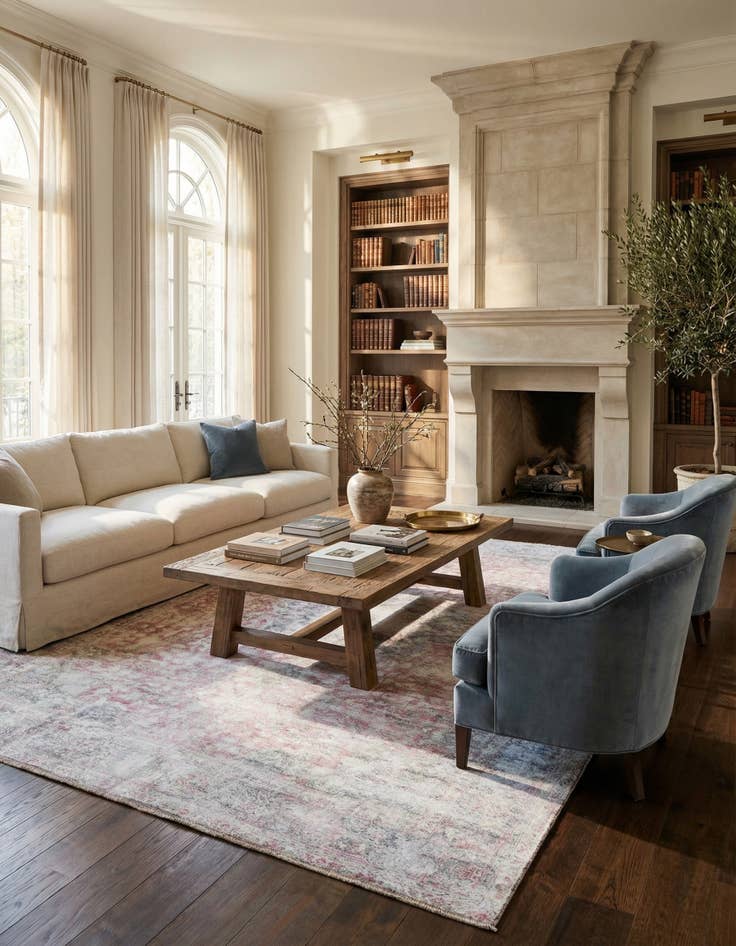 Detail image of 9' 8 x 12' 10  Hand Knotted Ultra Vintage Persian Wool Rug