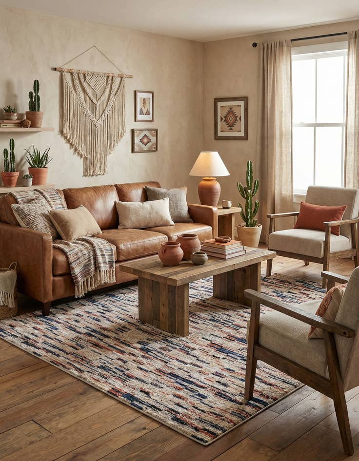 Detail image of 8' x 8' Tucson Square Rug