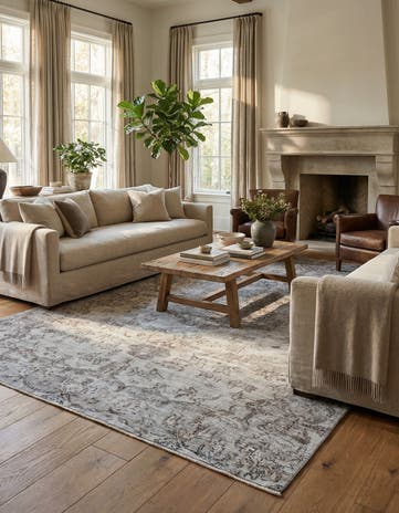 5' 11 x 9' 6 Ultra Vintage Wool Rug