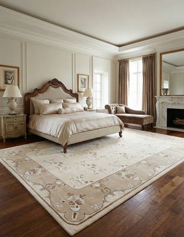 6' 8 x 10' Hand Knotted Darya Wool Rug