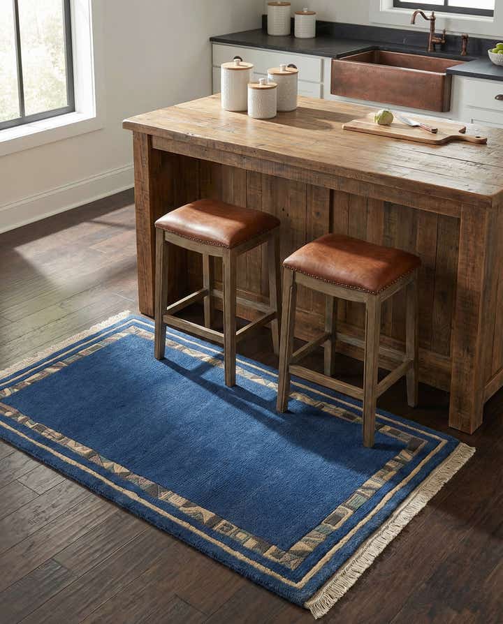 2' 5 x 4' 6 Hand Knotted Nepal Wool Rug