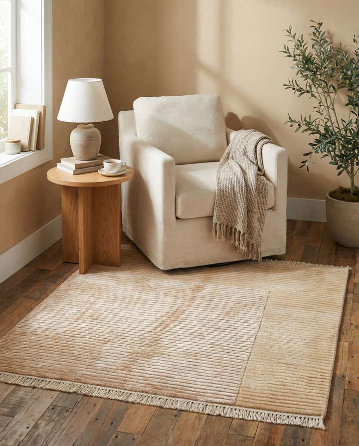 2' 7 x 2' 7 Hand Knotted Darya Wool Square Rug