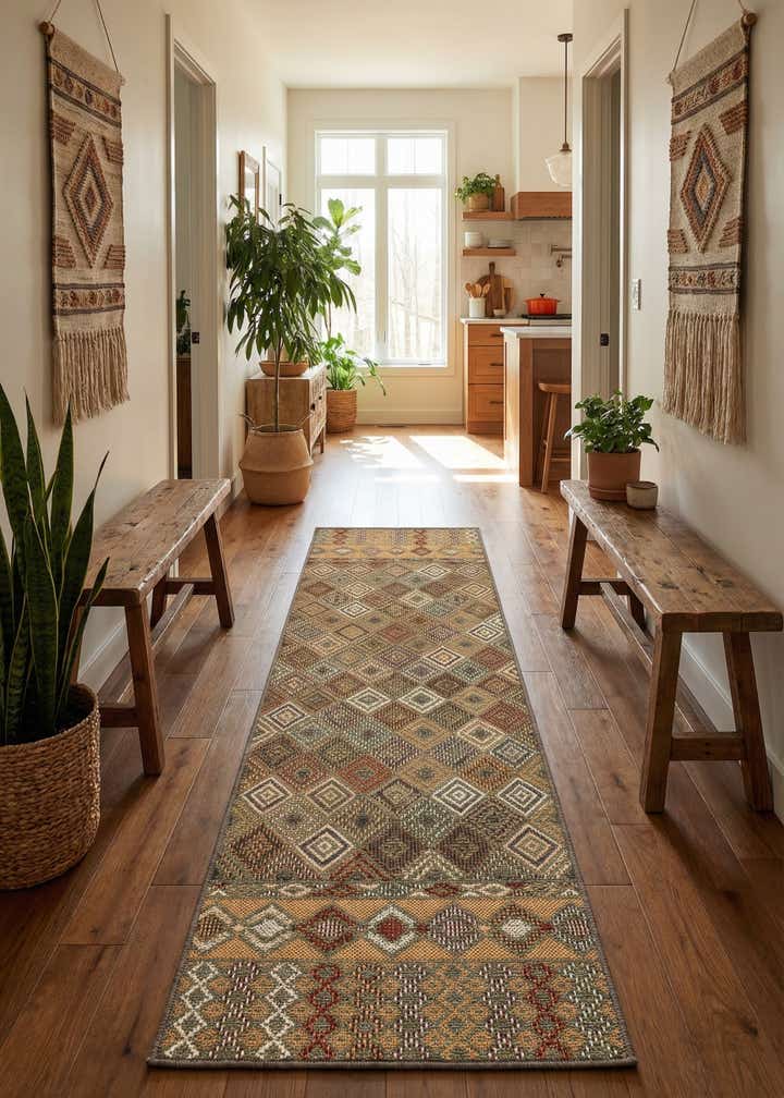 2' x 7' 10 Easy-Clean Baja Indoor / Outdoor Runner Rug