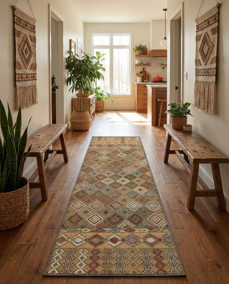 Detail image of 2' x 7' 10 Easy-Clean Baja Indoor / Outdoor Runner Rug