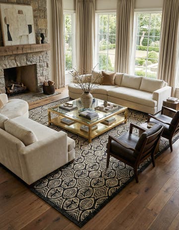 12' 2 x 15' 1 Hand Knotted Darya Wool Rug