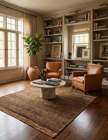 4' 7 x 6' 8 Juma Wool Rug