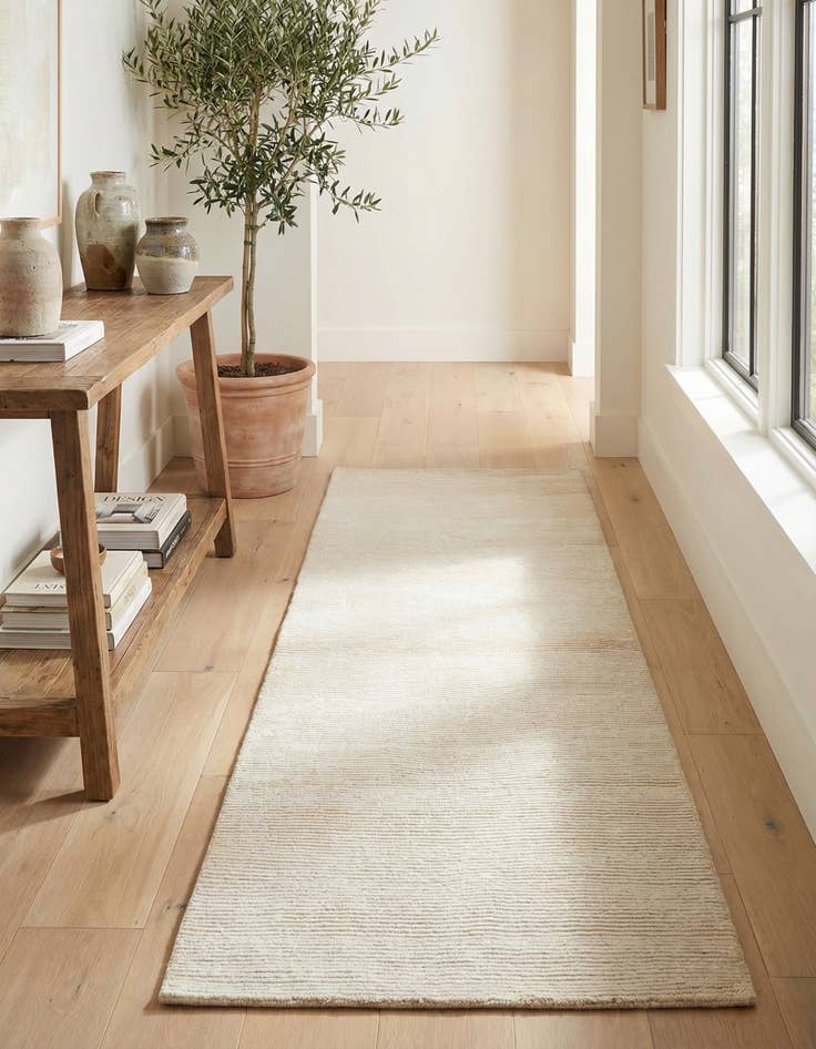 Detail image of 2' 8 x 9' 9  Hand Knotted Darya Wool Runner Rug