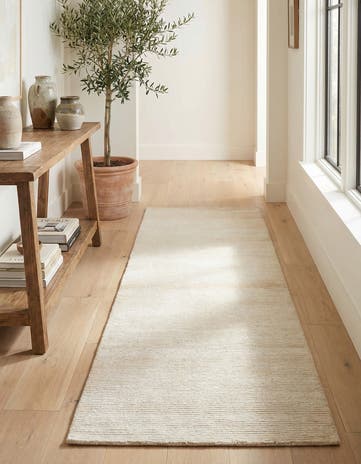 2' 8 x 9' 9 Hand Knotted Darya Wool Runner Rug
