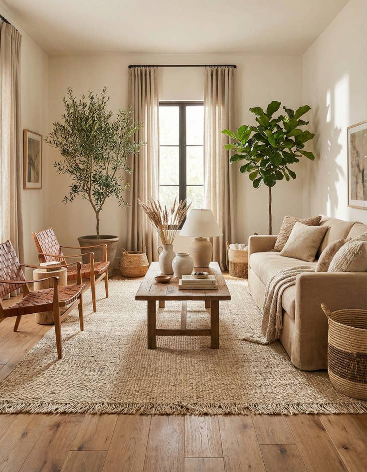 Detail image of  9' x 12' 2  Hand Woven Chunky Jute Rug