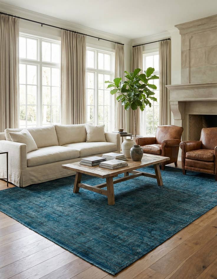 Detail image of 7' 10 x 11' 3  Hand Knotted Ultra Vintage Persian Wool Rug