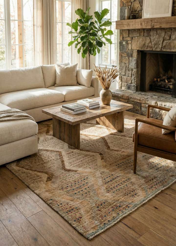 7' 9 x 10' Hand Knotted Darya Wool Rug