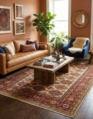 5' x 6' 10 Kazak Rug