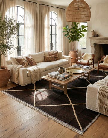 8' 10 x 12' 1 Hand Knotted Moroccan Wool Rug