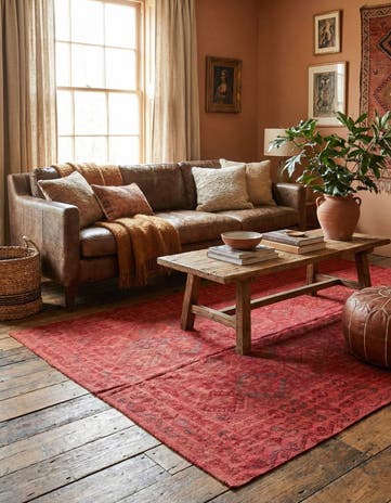 6' 9 x 9' 9 Hand Woven Kilim Fars Wool Rug