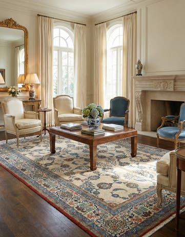 7' x 9' 11 Ghom Rug
