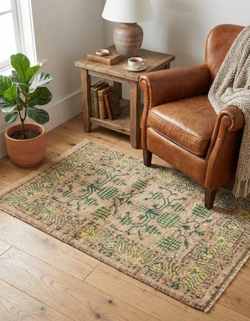 3' 2 x 4' 10 Hand Knotted Darya Rug