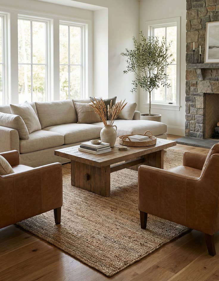 Detail image of  6' 1 x 9' 2  Hand Braided Jute Rug