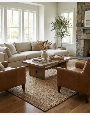 6' 1 x 9' 2 Handmade Braided Jute Rug