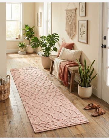 2' x 8' Hand Woven Larsa Jute Runner Rug