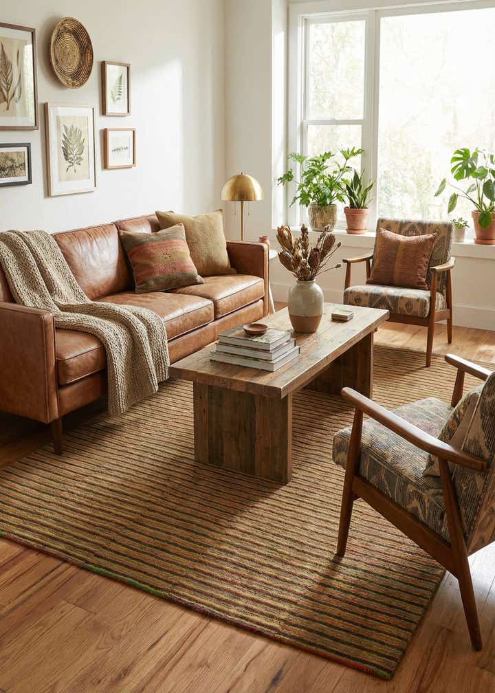5' 8 x 7' 10 Hand Knotted Kashkuli Gabbeh Oriental Wool Rug