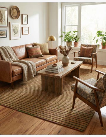 5' 8 x 7' 10 Hand Knotted Kashkuli Gabbeh Oriental Wool Rug