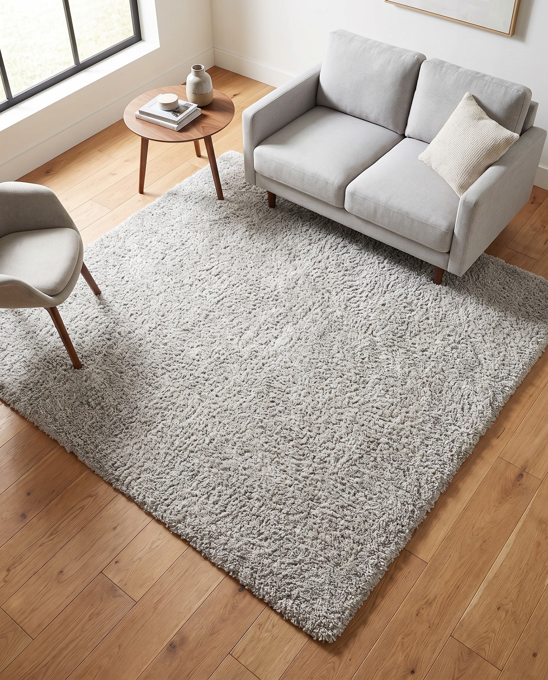 6' 5 x 6' 5 Jill Zarin Shaggy Chic Square Rug