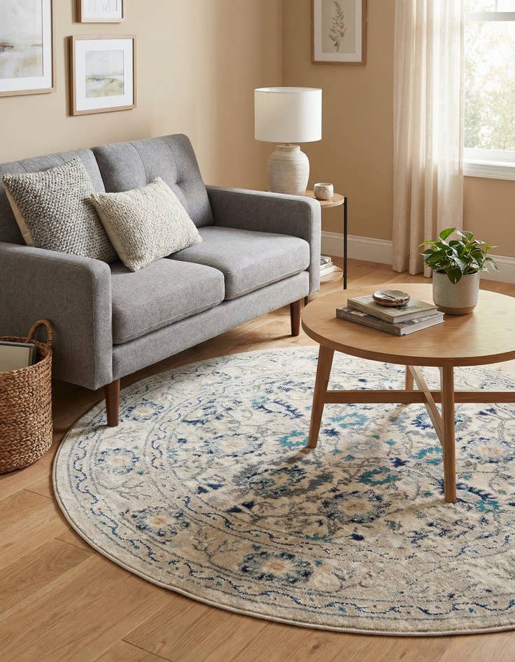 Detail image of 3' 3 x 3' 3 Stockholm Round Rug