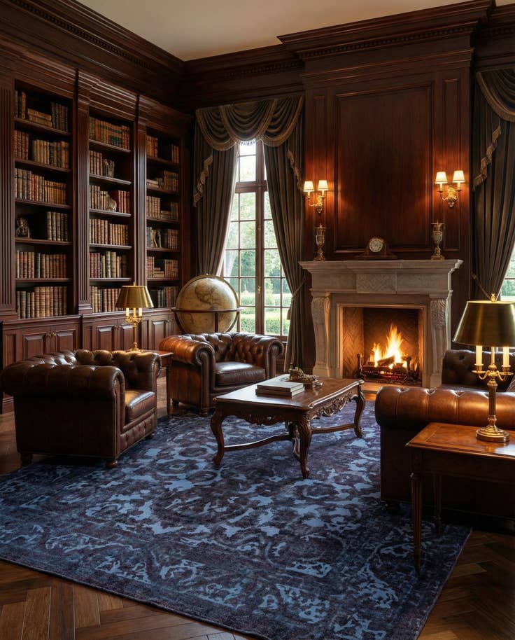 Detail image of 9' 6 x 13' 3 Vintage Royal Wool Rug