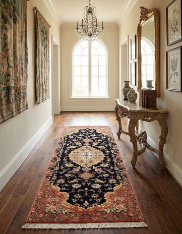 2' 9 x 6' 4 Tabriz Runner Rug
