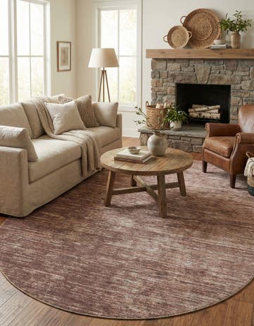 Brown Asha Oval Rug