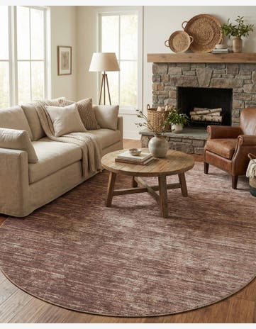 Brown Asha Oval Rug