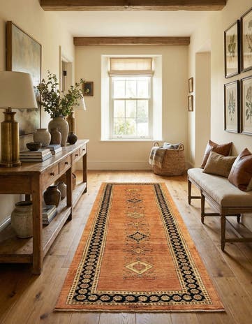 2' 10 x 8' 9 Luribaft Wool Runner Rug