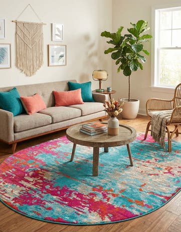 7' 10 x 10' Azalea Oval Rug