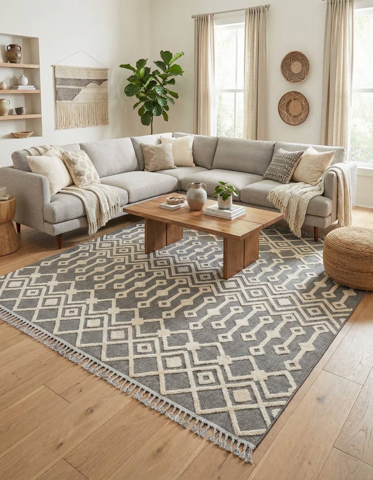 Detail image of 9' 10 x 9' 10 Arlo Square Rug