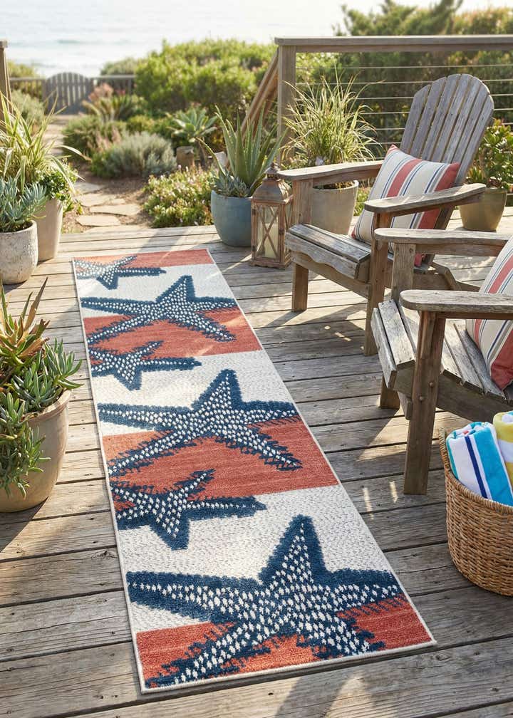 2' x 10' Easy-Clean Belize Indoor / Outdoor Runner Rug