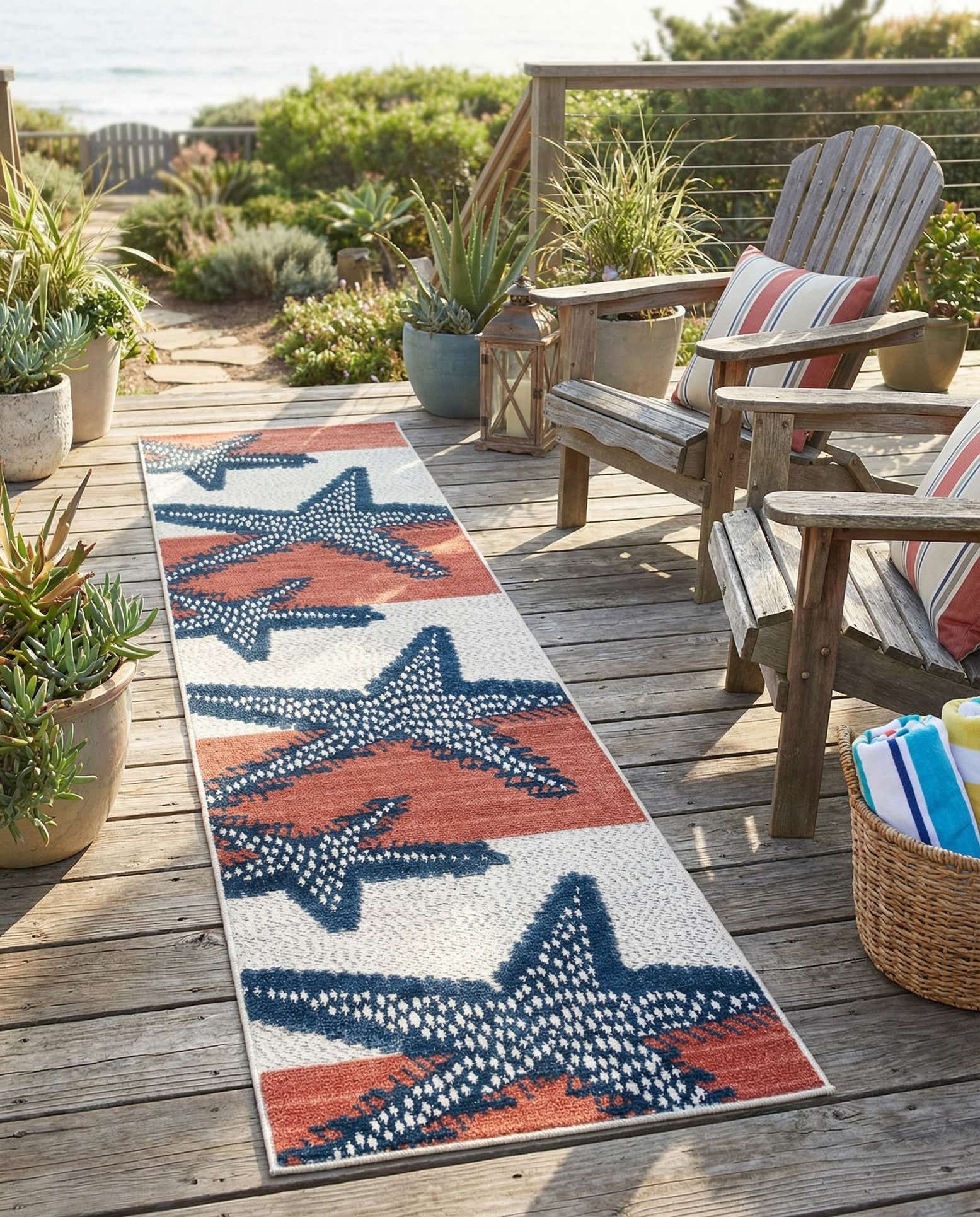 2' x 10' Easy-Clean Belize Indoor / Outdoor Runner Rug