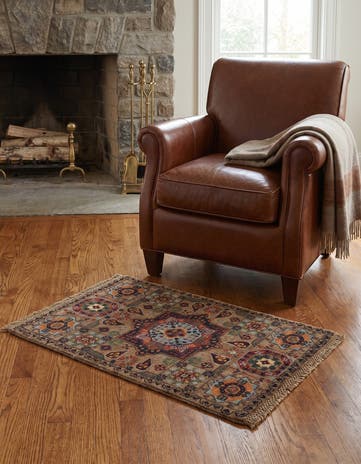 2' x 3' 1 Hand Knotted Mamluk Ziegler Rug