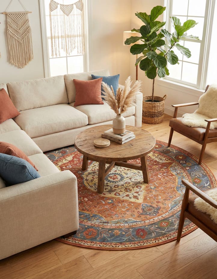 8' x 8' Santiago Round Rug