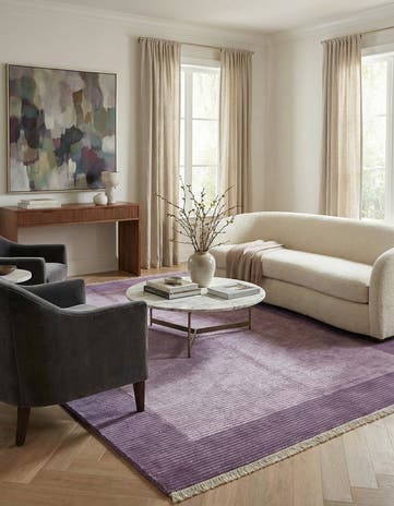 5' 6 x 8' Hand Knotted Darya Wool Rug